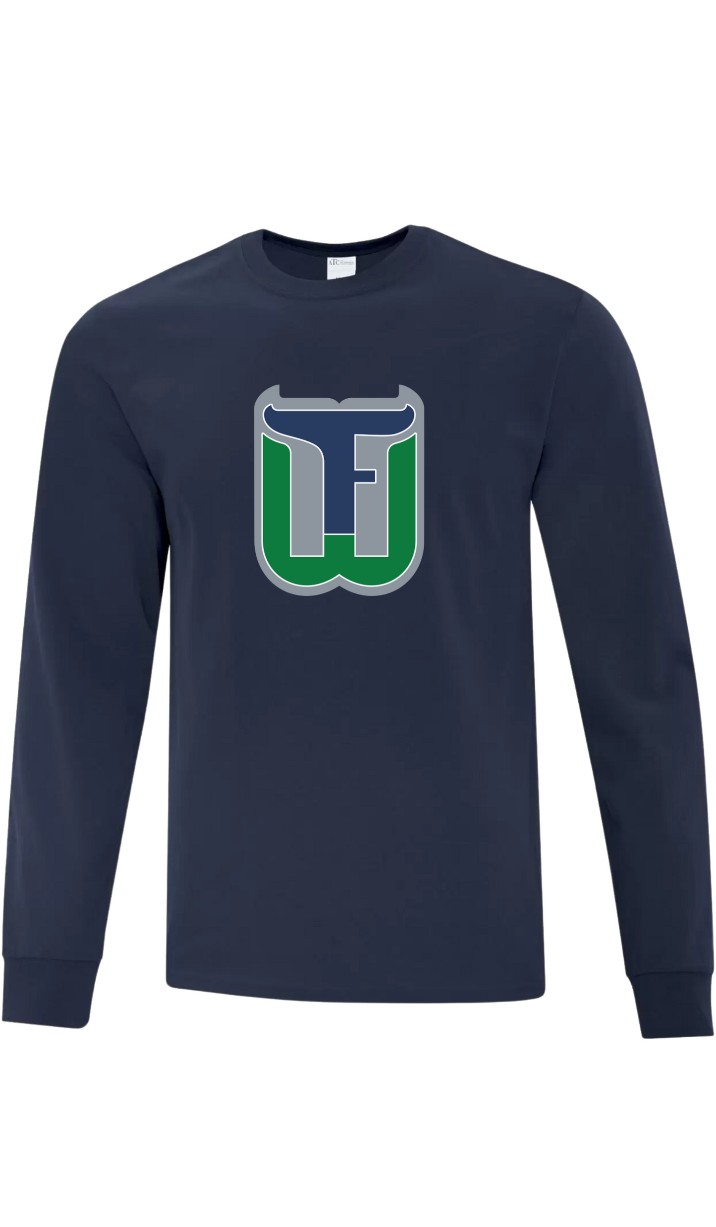 Youth Original Emblem Cotton Long Sleeve - Fergus Whalers