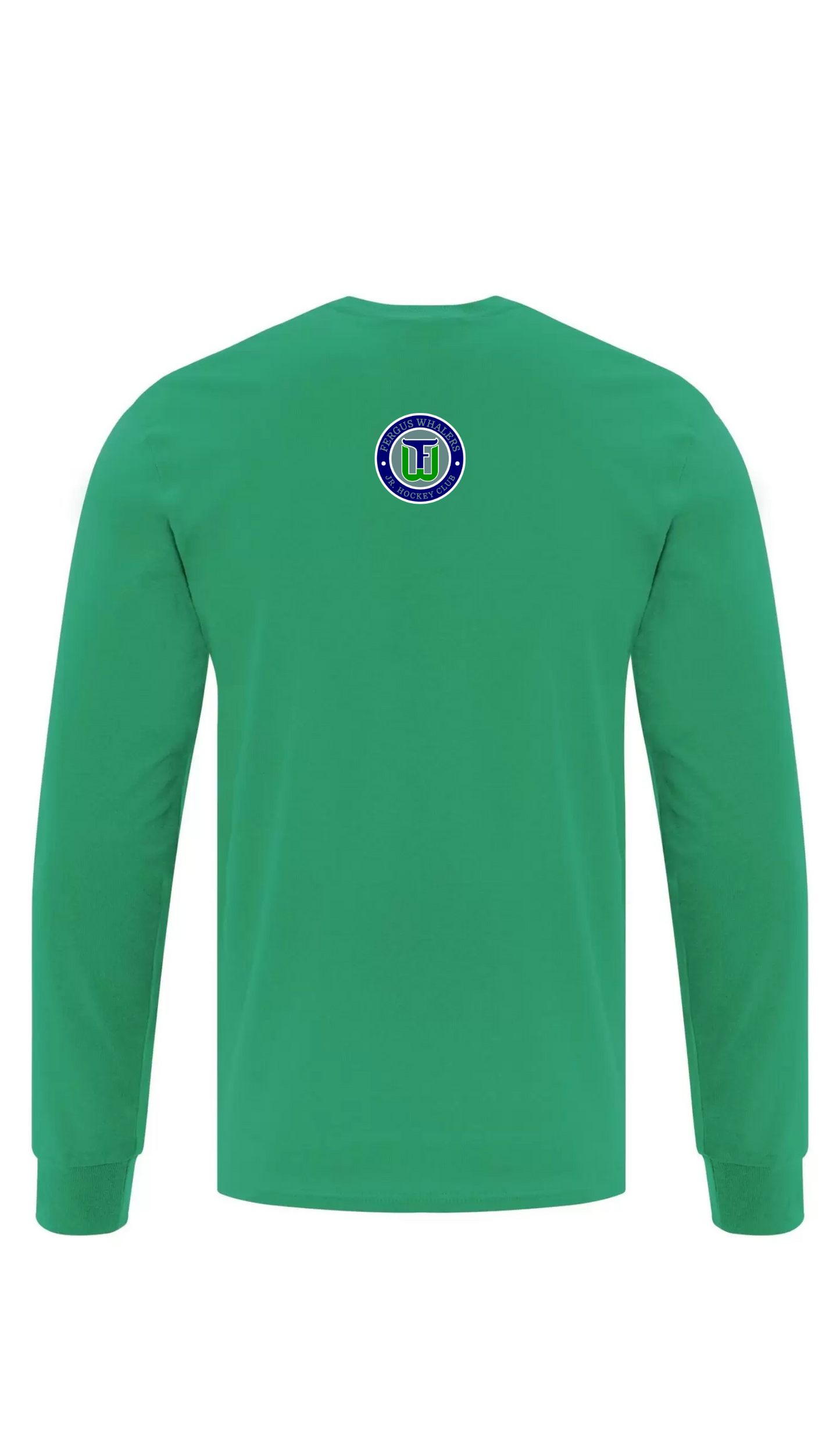 Hail to the Whale Cotton Long Sleeve - Fergus Whalers