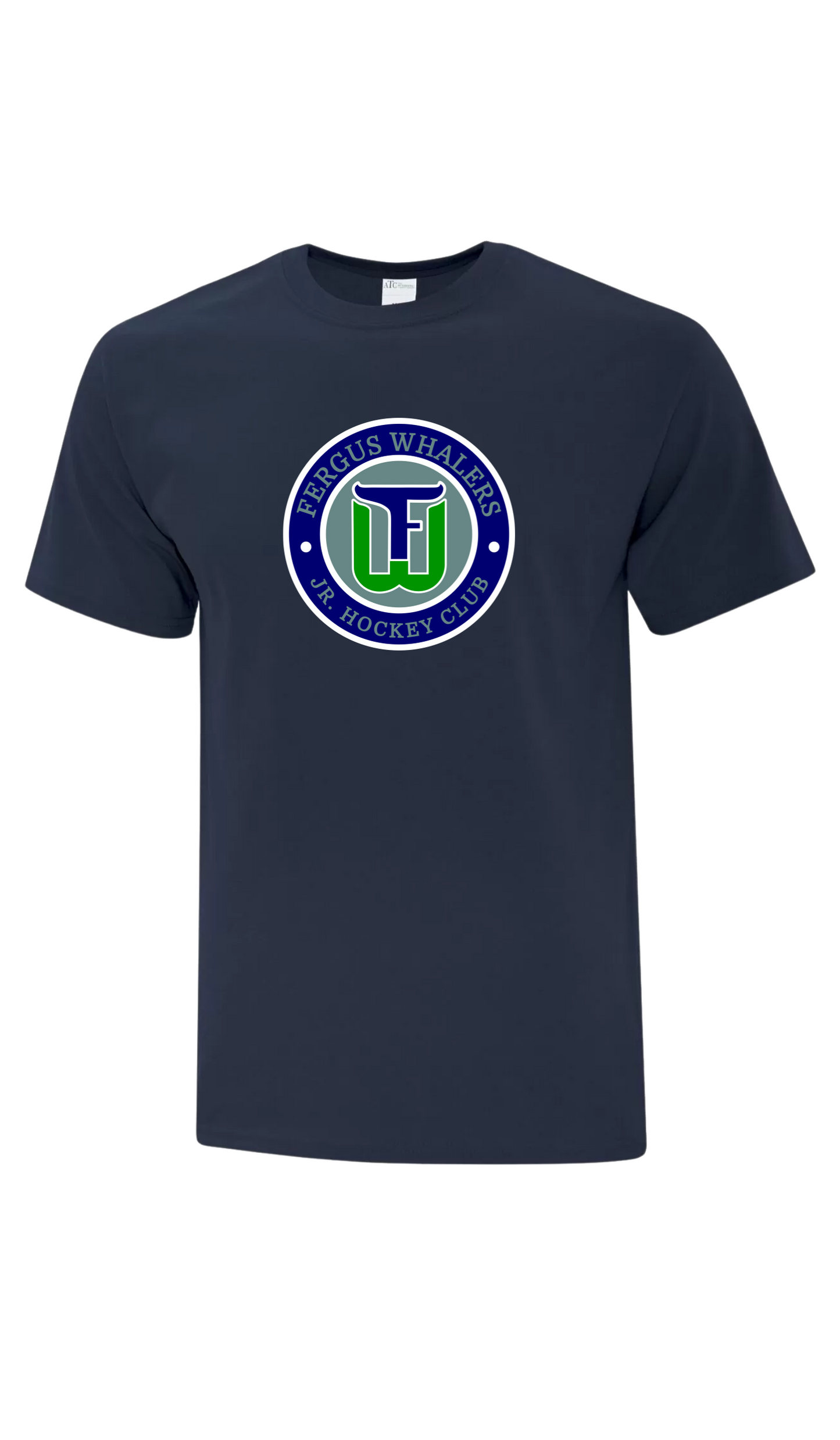 Youth Original Emblem Cotton T-Shirt - Fergus Whalers