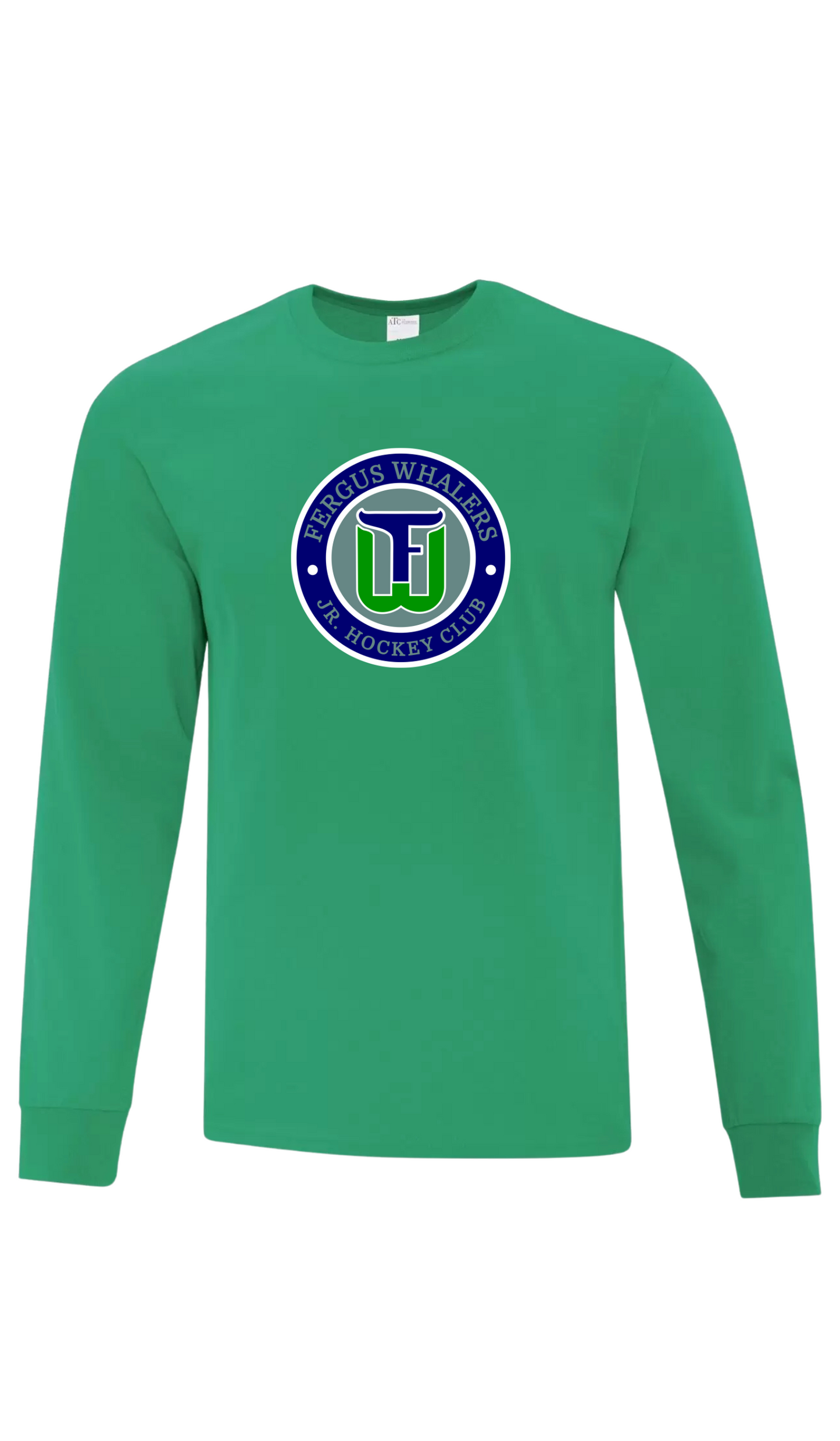 Youth Original Emblem Cotton Long Sleeve - Fergus Whalers