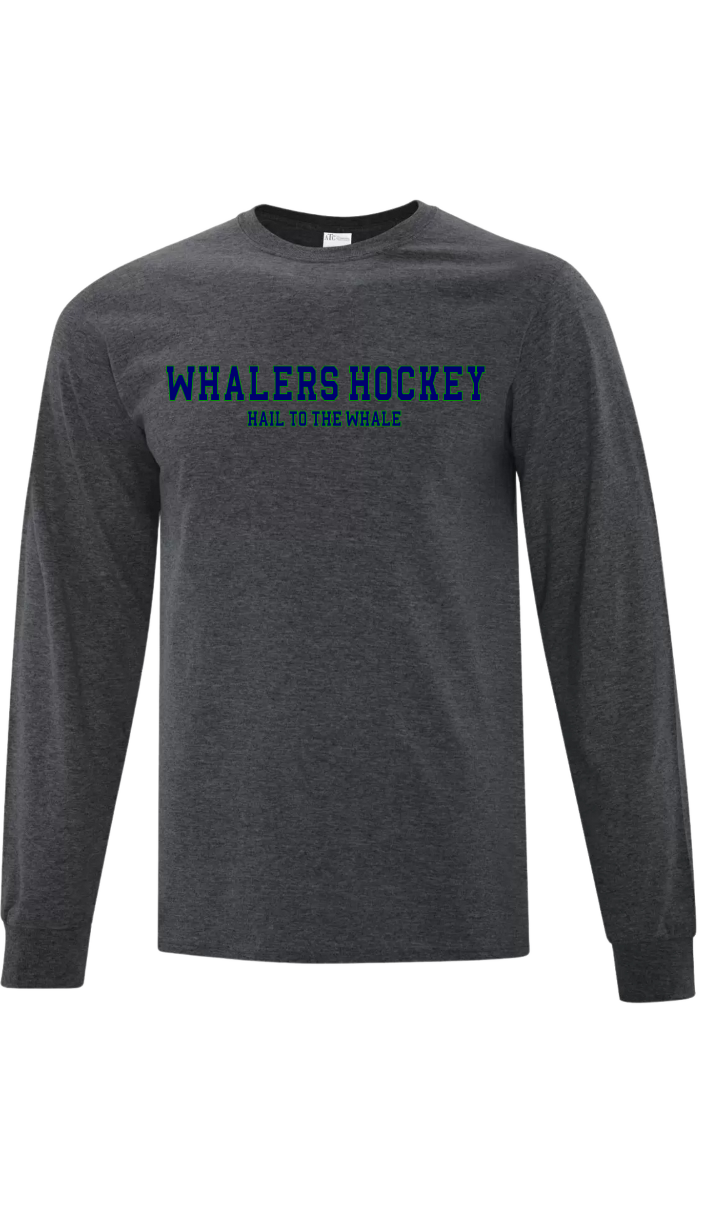 Hail to the Whale Cotton Long Sleeve - Fergus Whalers