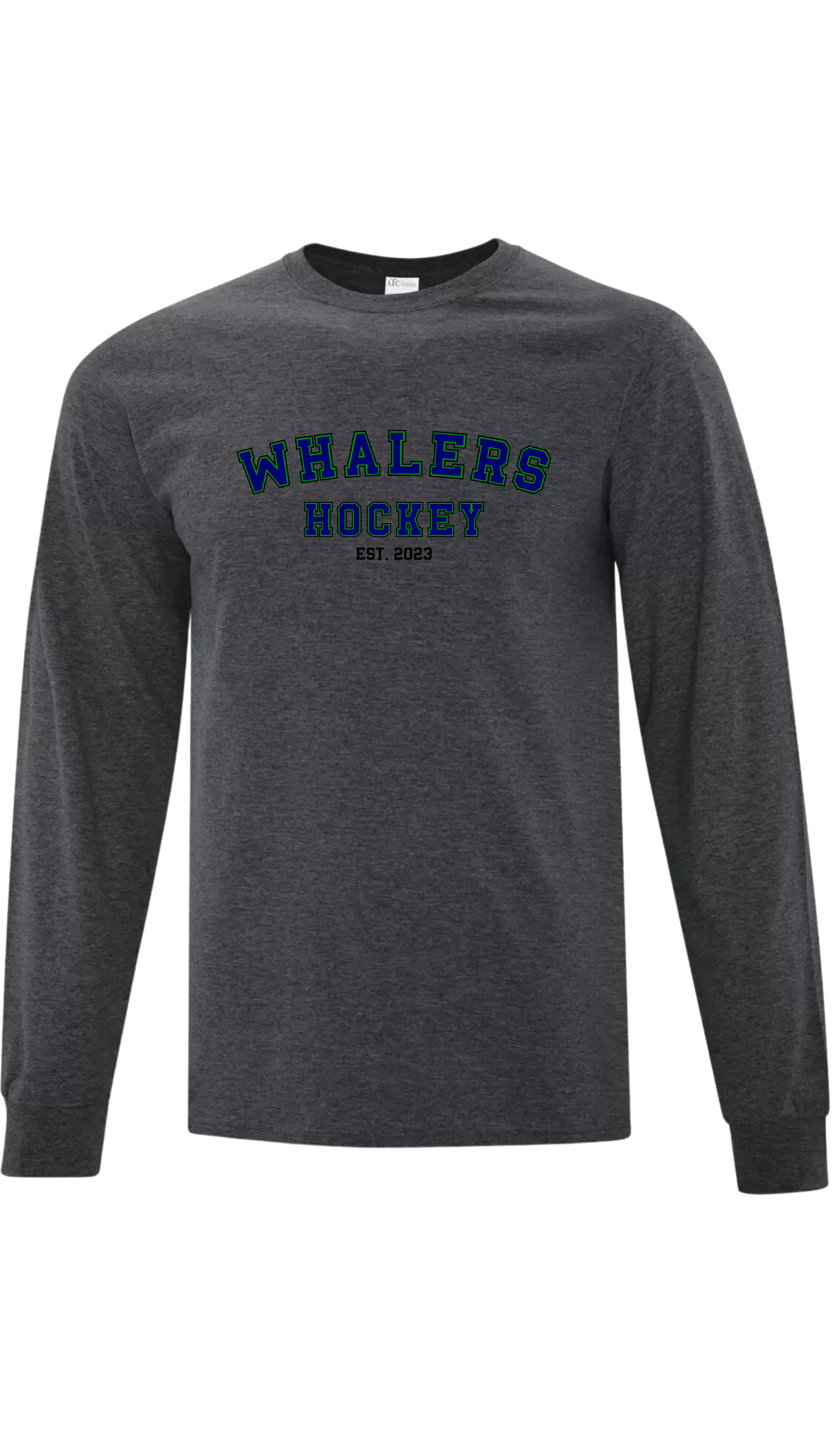 Whalers Hockey Cotton Long Sleeve - Fergus Whalers