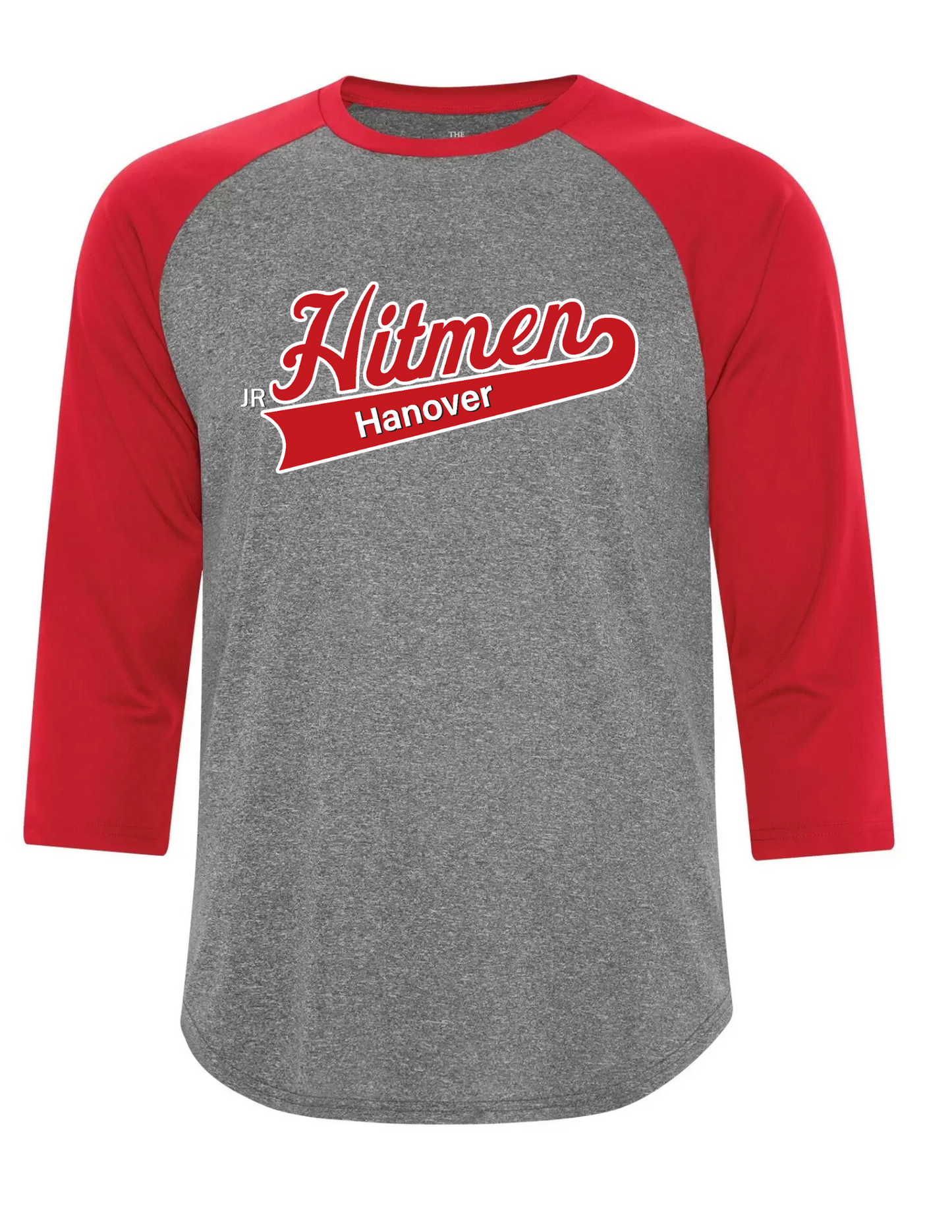 3/4 Long Sleeve Shirt- Hanover JR Hitmen