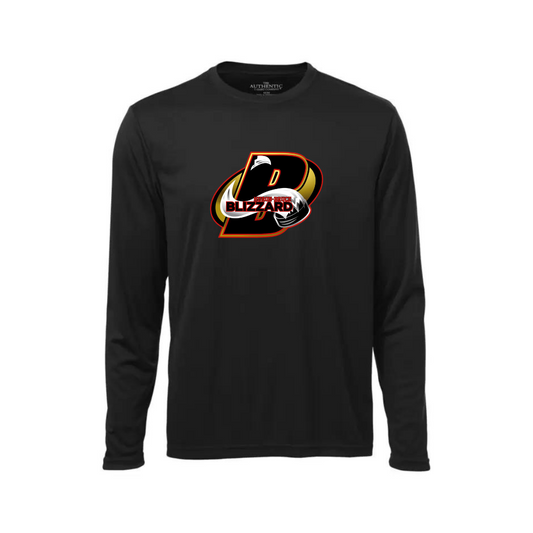 Cotton Long Sleeve - Huron Bruce Blizzards