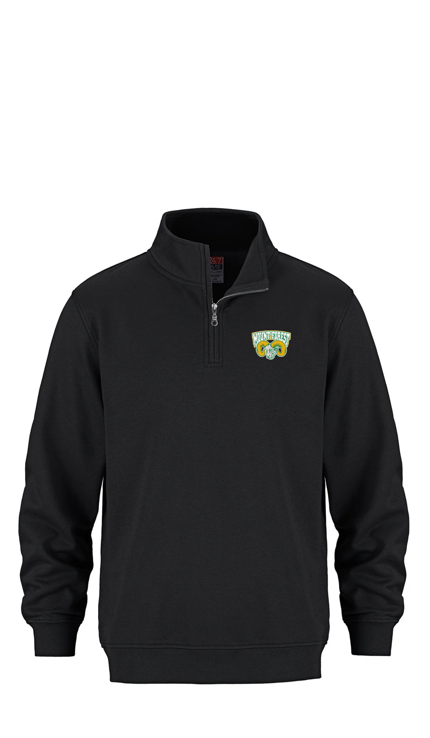 1/4 Zip Sweater - Mount Forest Rams