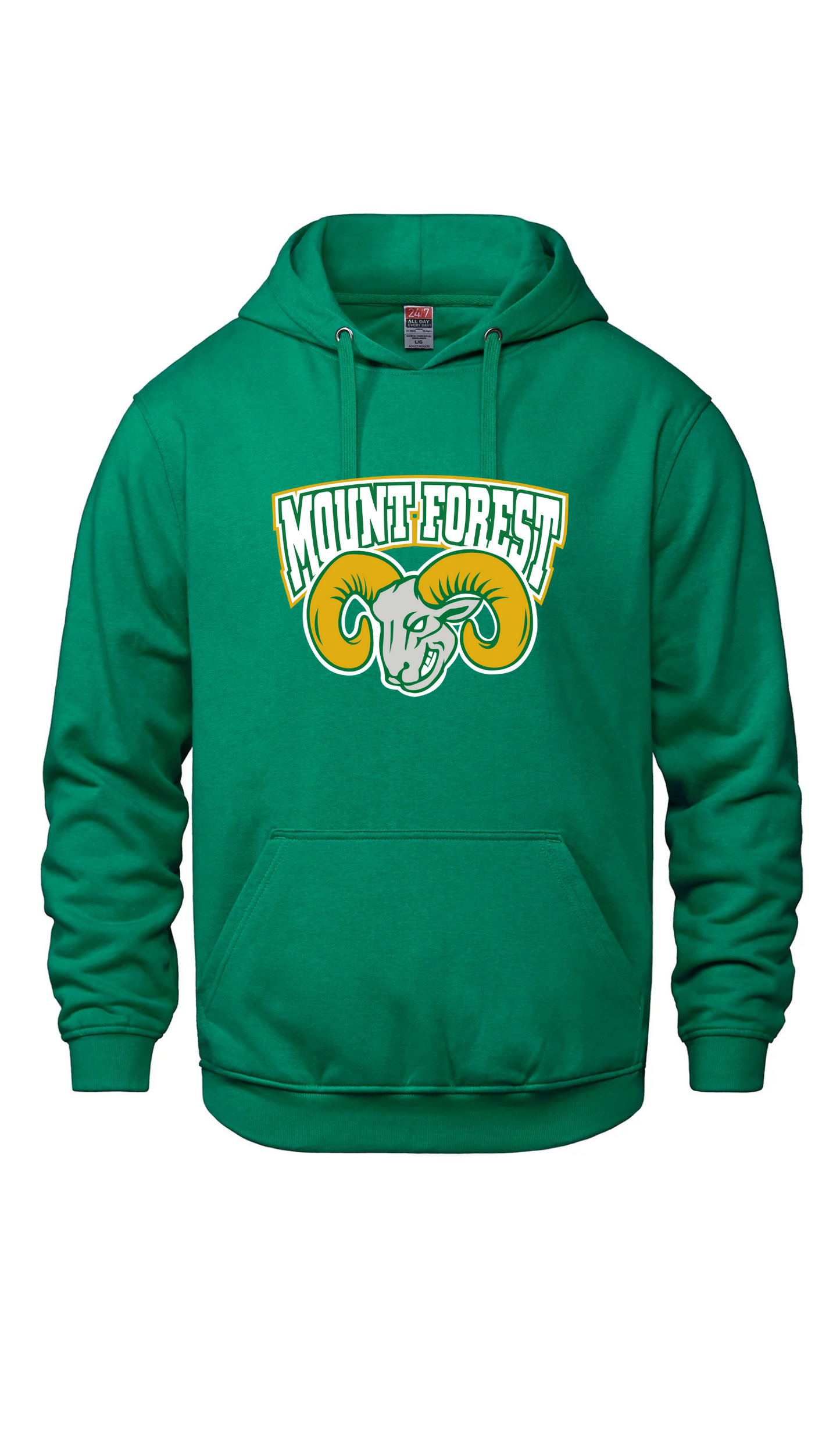 Hooded Sweatshirt- Mount Forest Rams
