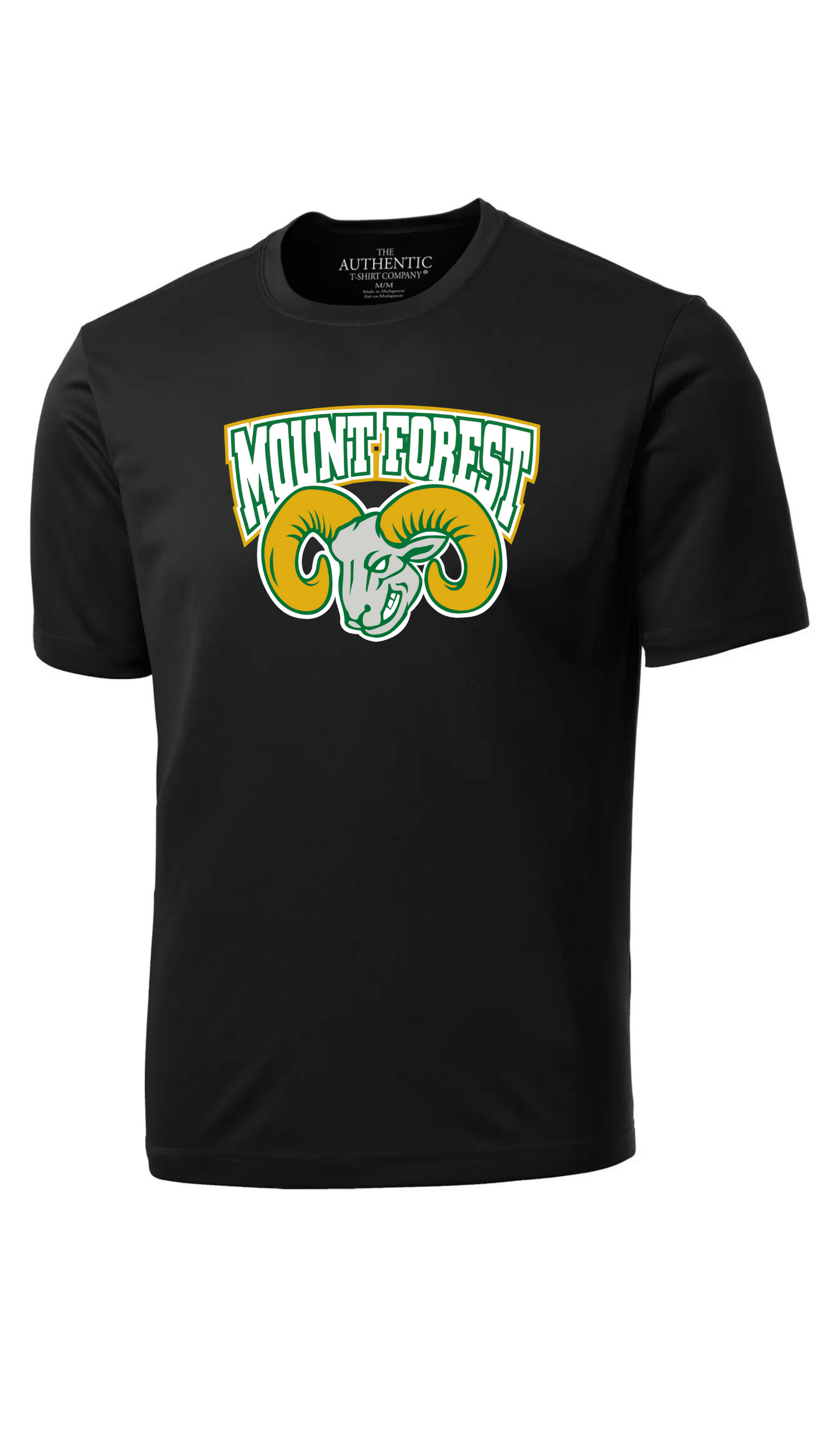 Polyester Full Chest T-Shirt - Mount Forest Rams