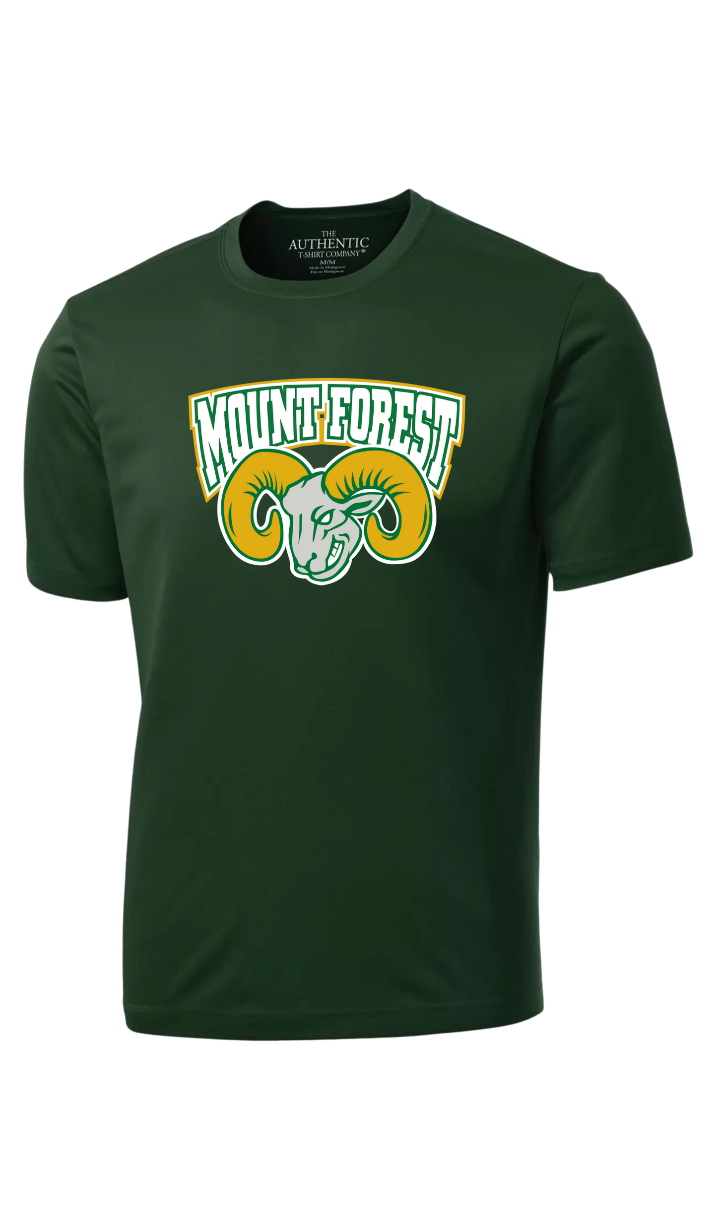 Polyester Full Chest T-Shirt - Mount Forest Rams