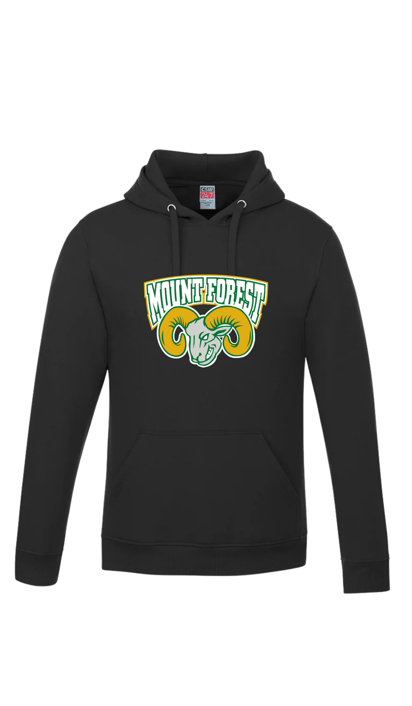 Hooded Sweatshirt- Mount Forest Rams
