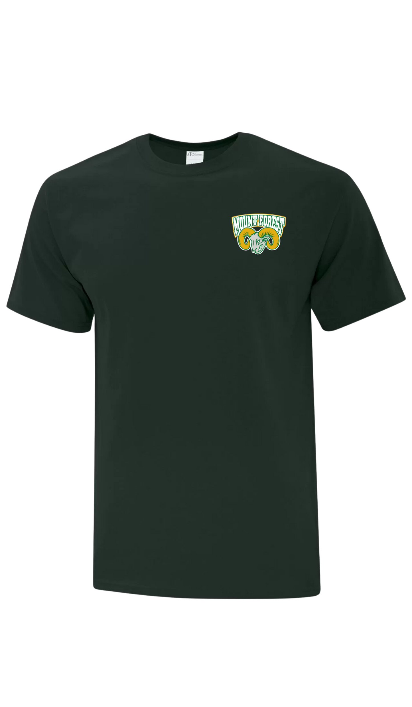 Cotton Left Chest T-Shirt - Mount Forest Rams