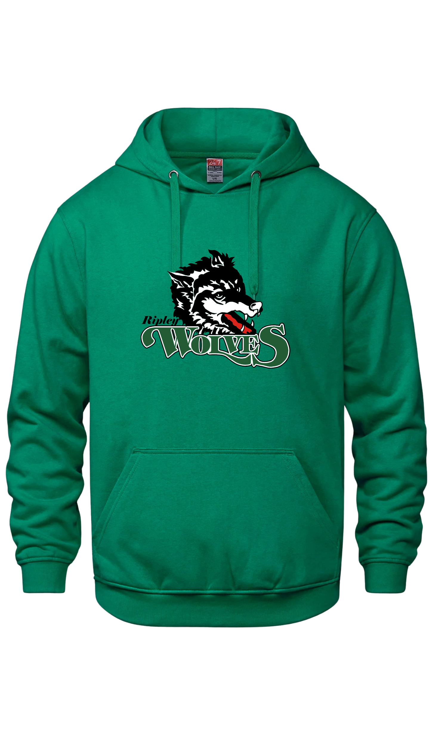 Original Wolves Hooded Sweatshirt- Ripley Wolves