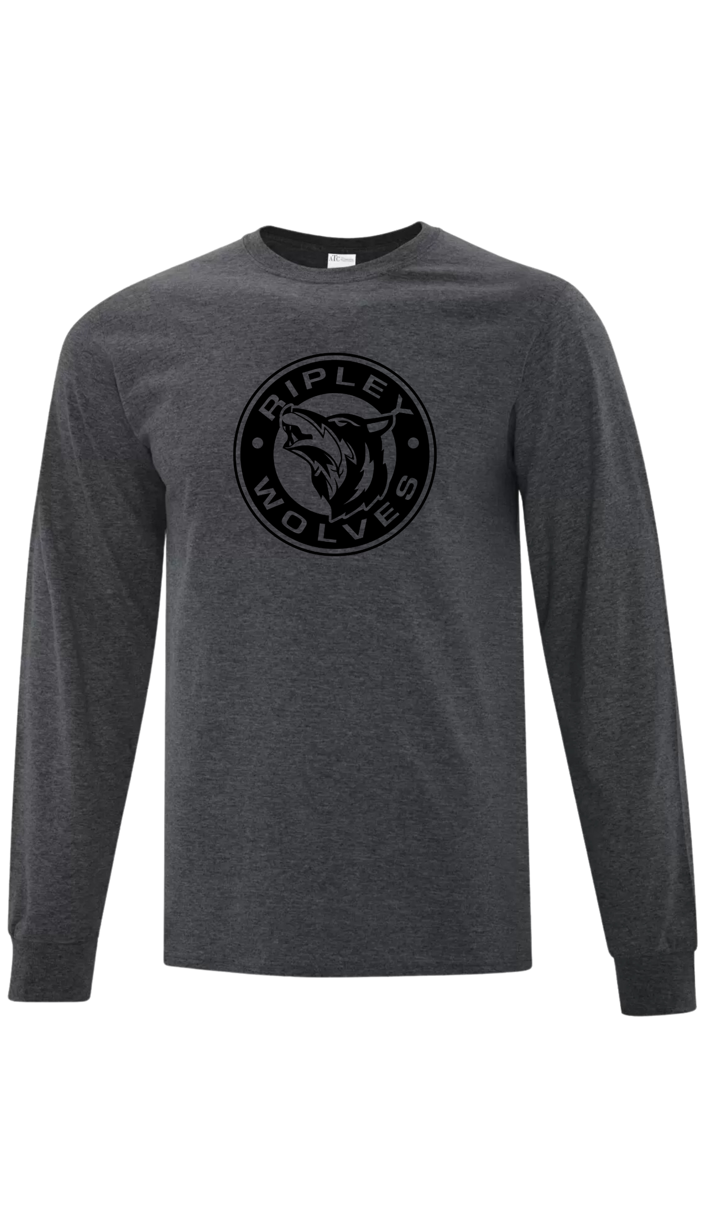 Wolves Circle Graphic Long Sleeve- Ripley Wolves