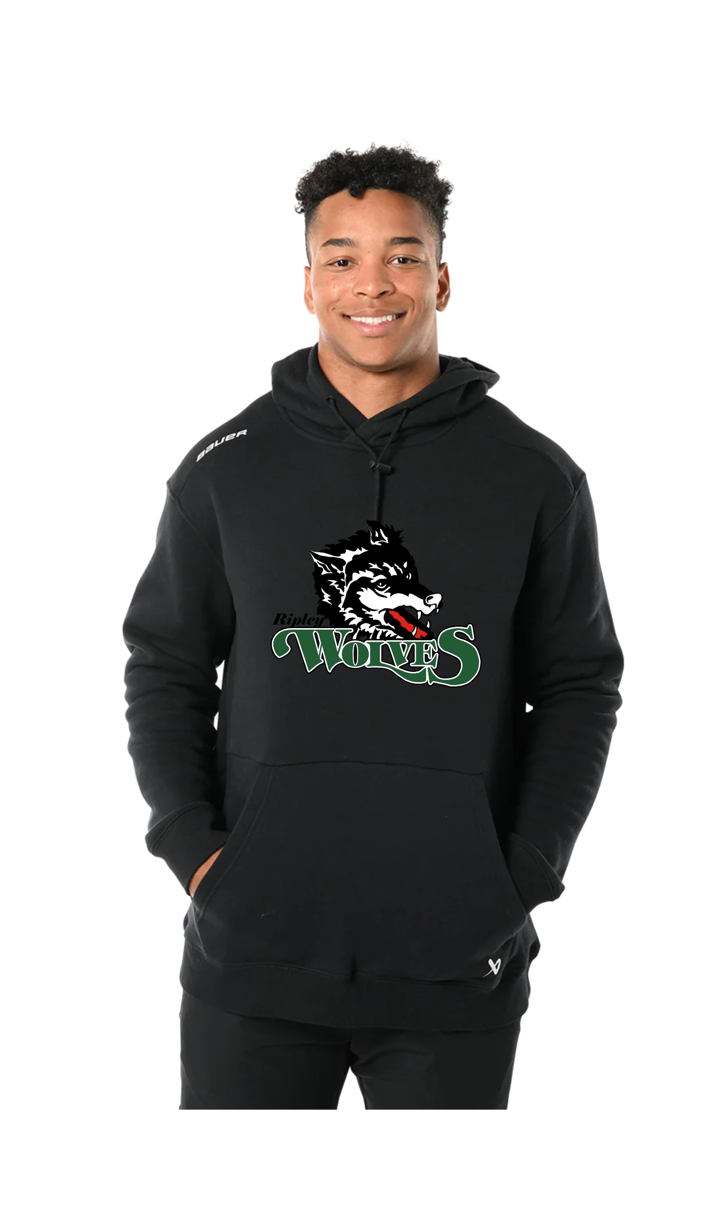 Bauer Hooded Sweatshirt - Ripley Wolves