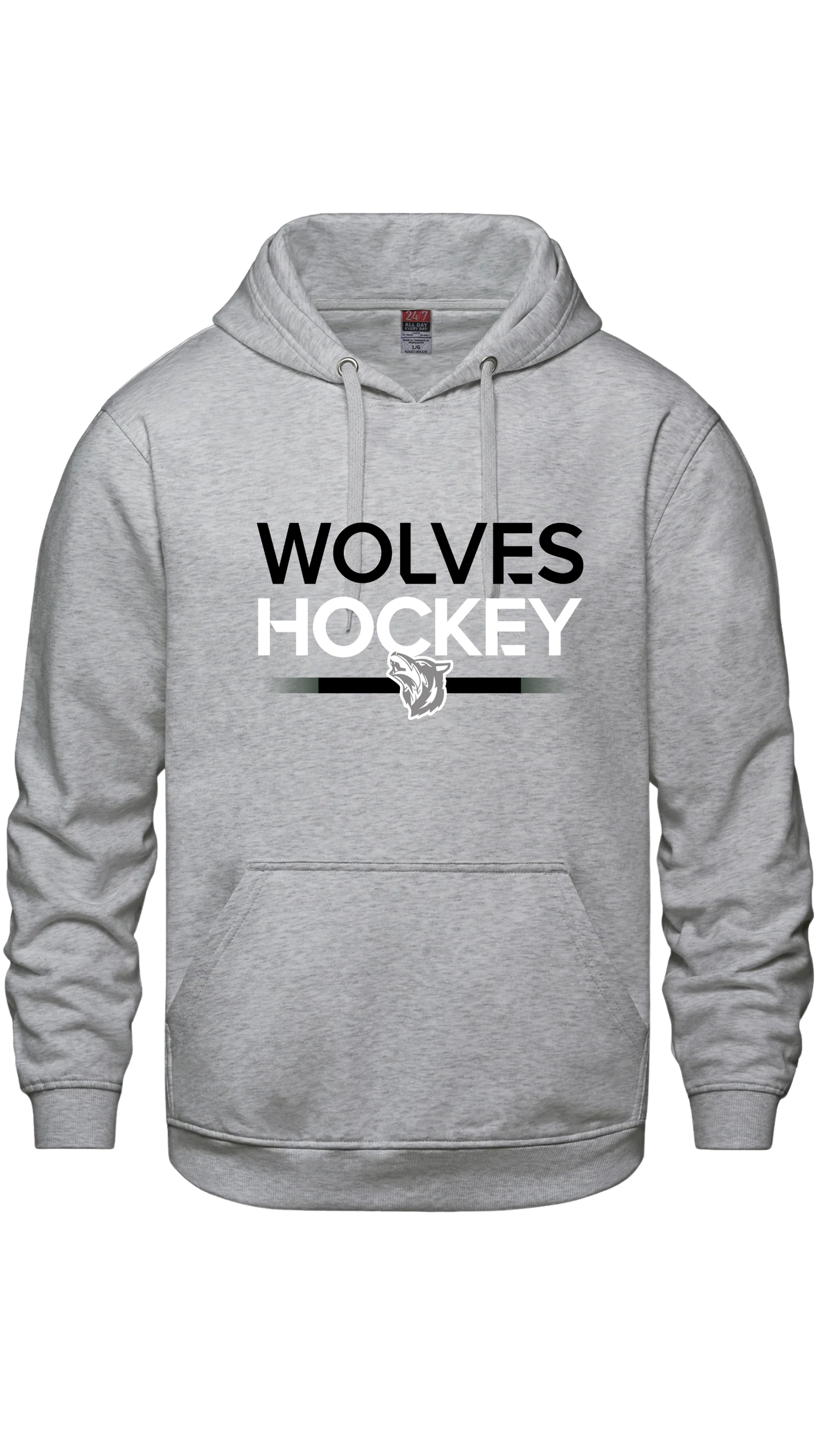 Wolves Hockey Graphic Hooded Sweatshirt- Ripley Wolves