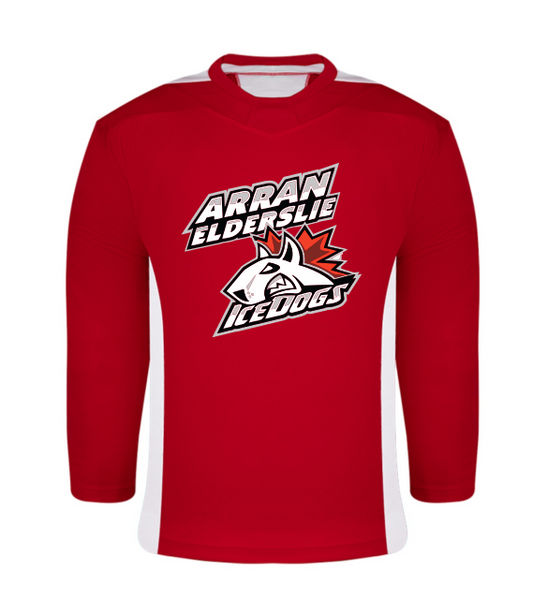 Practice Jersey with Name and Number on Back- [Arran Elderslie Icedogs]