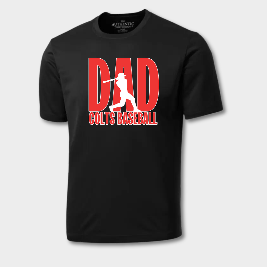 Cotton Baseball Dad T Shirt [Chelsey Colts]