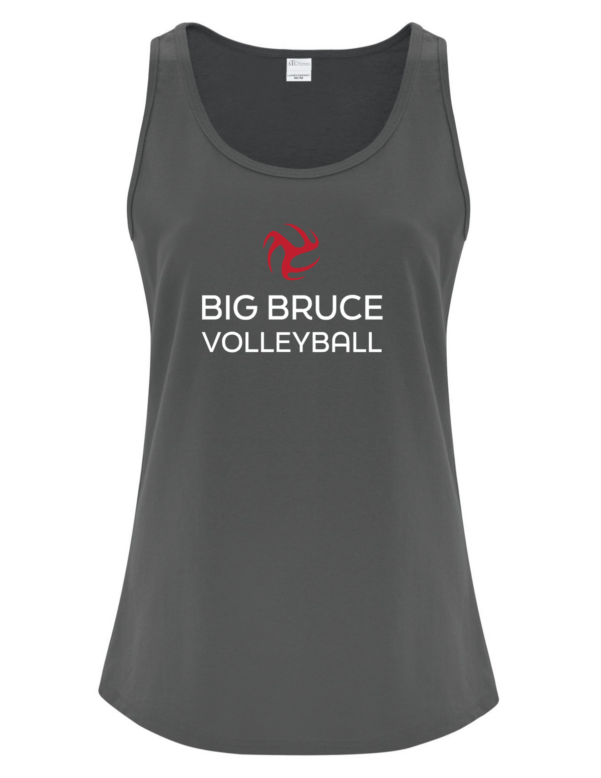 Ladies Cotton Tank Top - Big Bruce Volleyball
