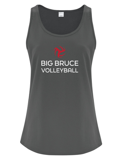 Ladies Cotton Tank Top - Big Bruce Volleyball