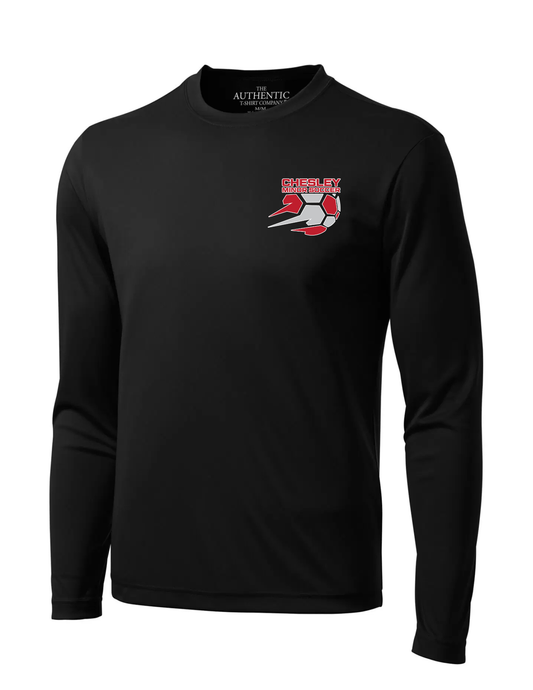 Performance Polyester Long Sleeve Shirt [Chesley Minor Soccer]