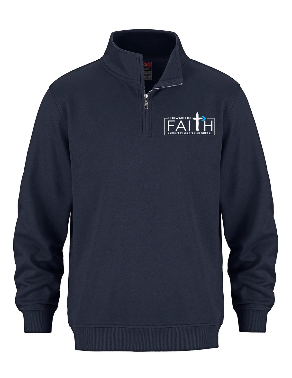 Full Left Chest 1/4 Zip- Durham Presbyterian Church