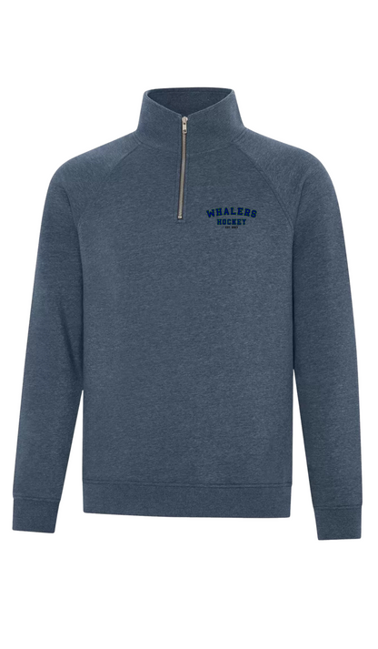 Whalers Hockey 1/4 Zip Sweater - Fergus Whalers