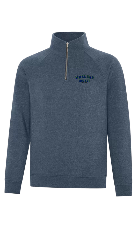 Whalers Hockey 1/4 Zip Sweater - Fergus Whalers