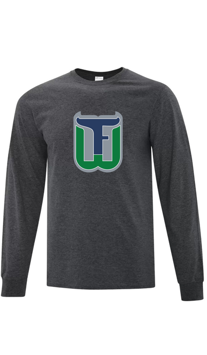 Youth Original Emblem Cotton Long Sleeve - Fergus Whalers