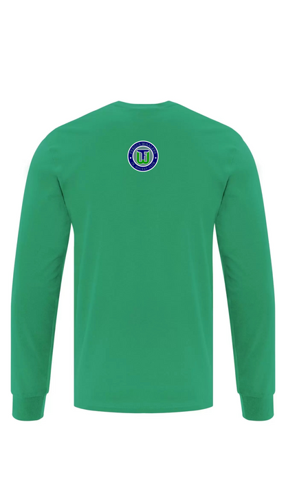 Hail to the Whale Cotton Long Sleeve - Fergus Whalers