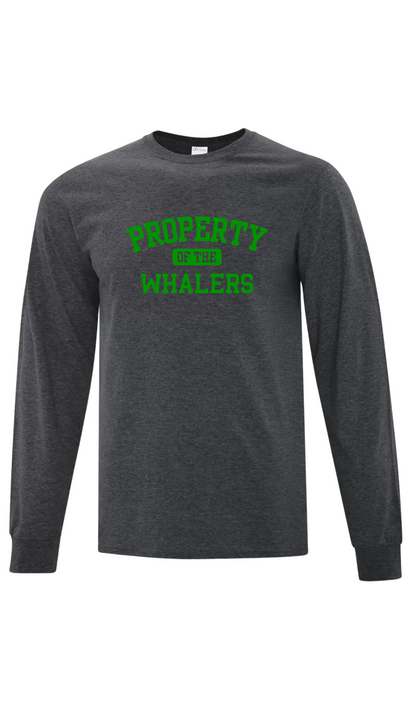 Property of Cotton Long Sleeve Shirt - Fergus Whalers