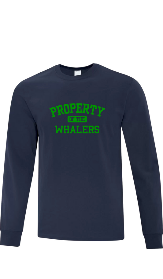 Property of Cotton Long Sleeve Shirt - Fergus Whalers