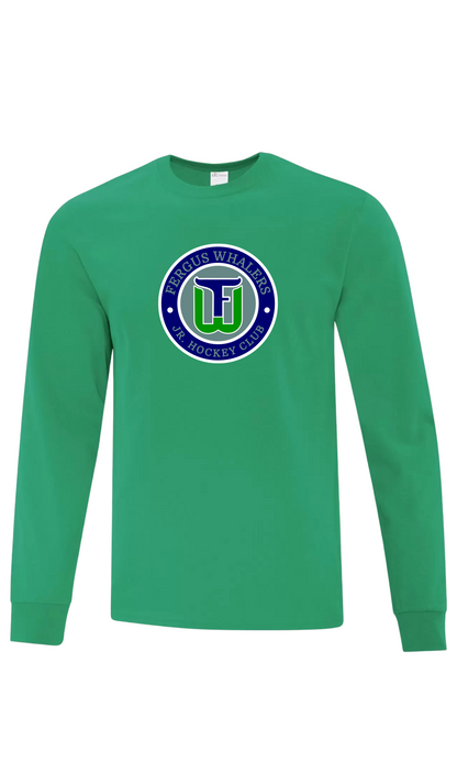 Youth Original Emblem Cotton Long Sleeve - Fergus Whalers