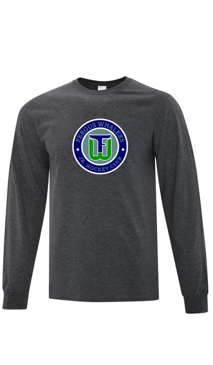 Youth Original Emblem Cotton Long Sleeve - Fergus Whalers