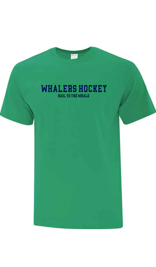 Hail to the Whale Cotton T-Shirt - Fergus Whalers