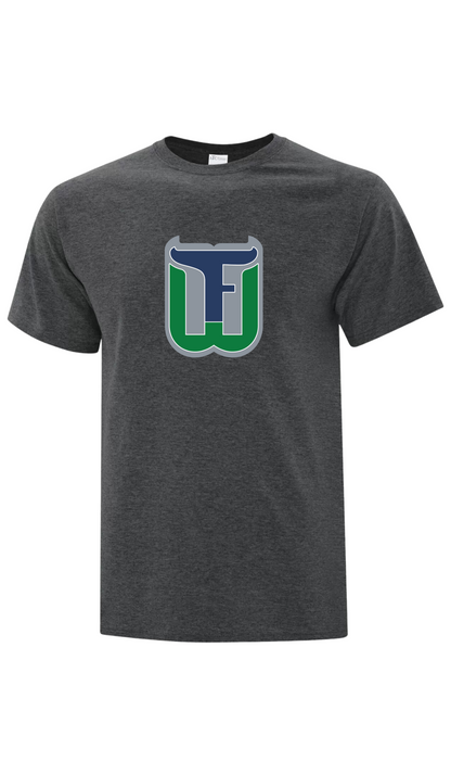 Youth Original Emblem Cotton T-Shirt - Fergus Whalers