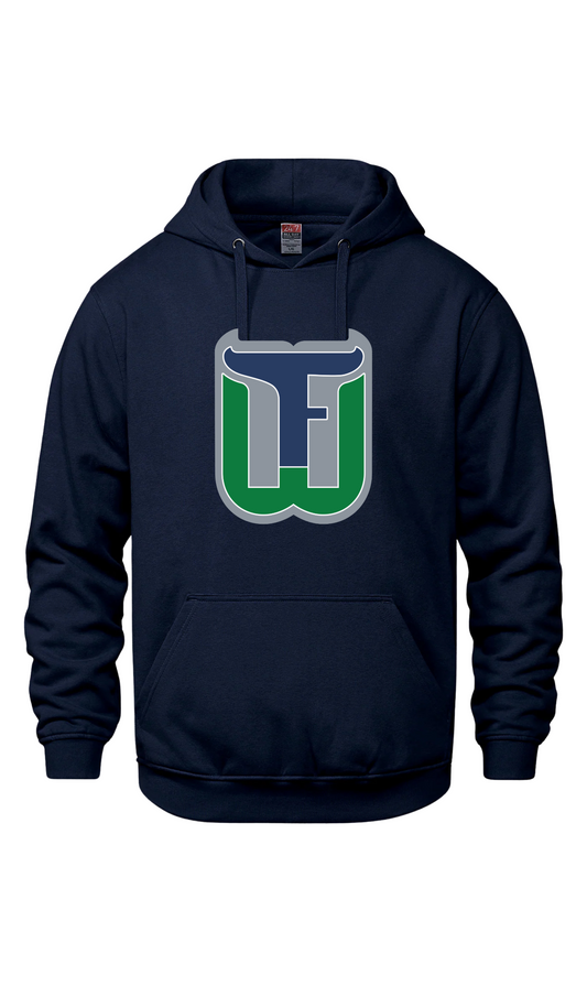Adult Original Emblem Hooded Sweatshirt - Fergus Whalers