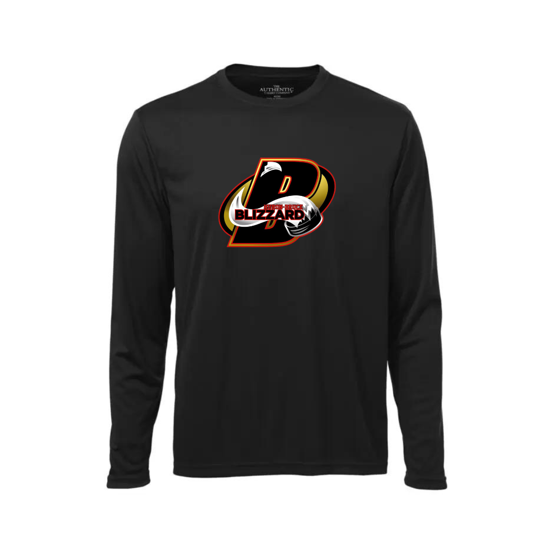 Cotton Long Sleeve - Huron Bruce Blizzards