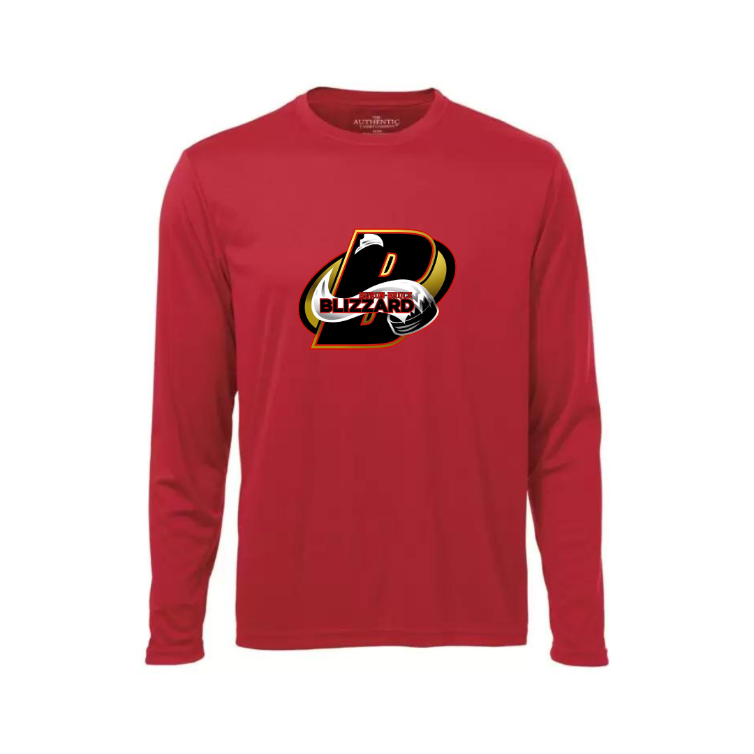 Cotton Long Sleeve - Huron Bruce Blizzards