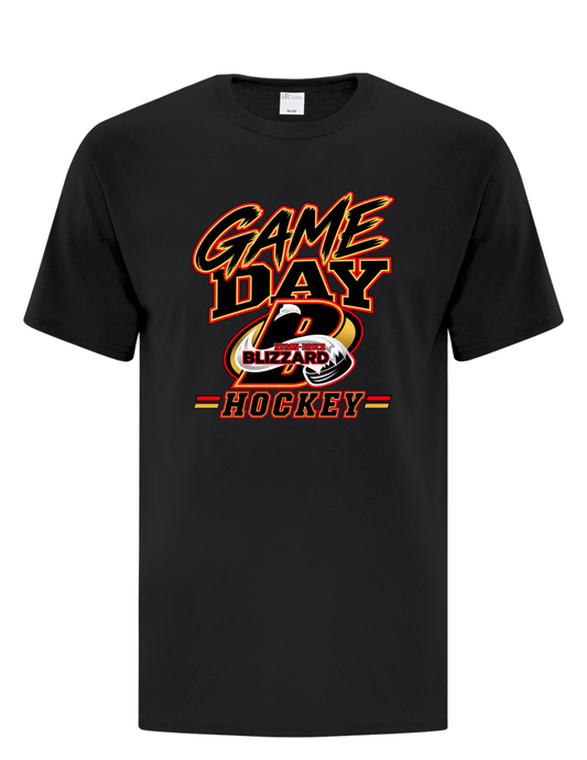 Game Day Cotton T-Shirt - Huron Bruce Blizzards