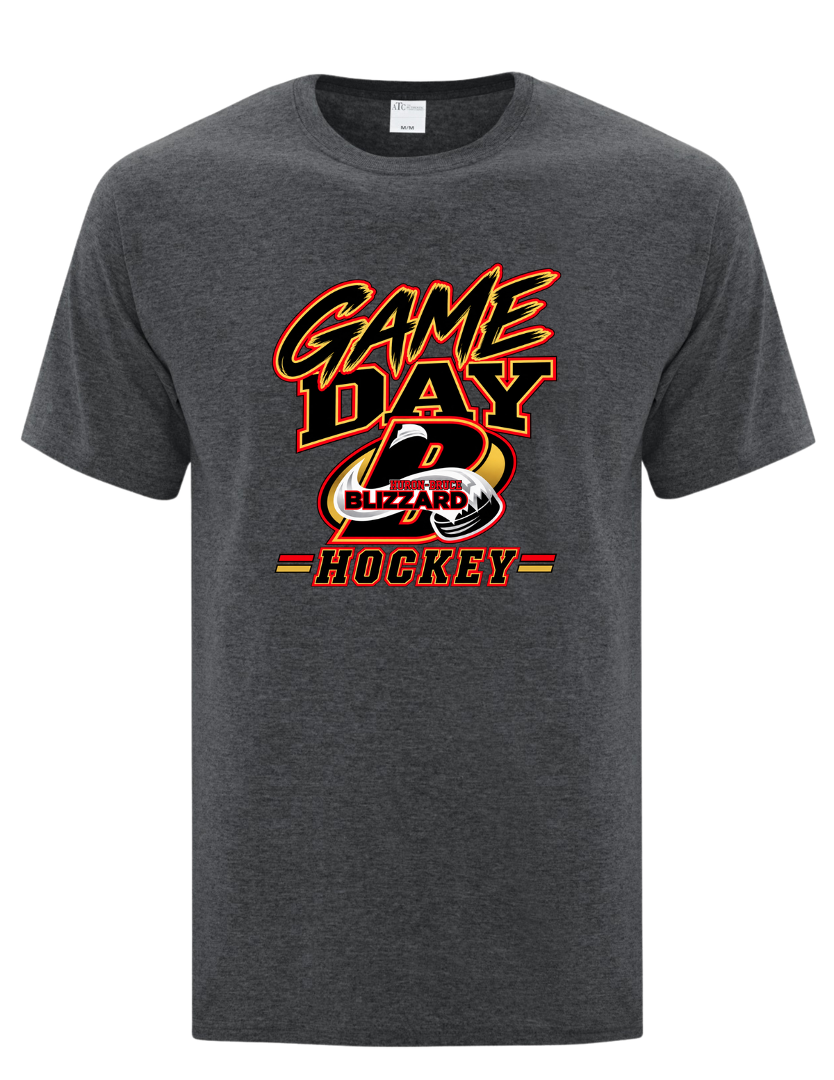 Game Day Cotton T-Shirt - Huron Bruce Blizzards
