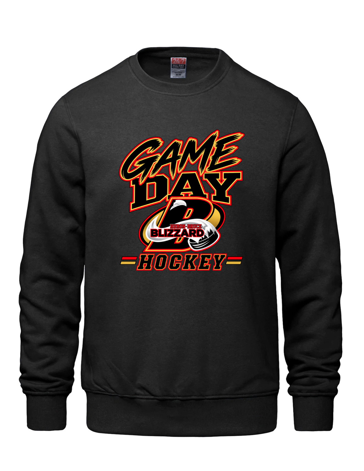 Game Day Crewneck- Huron Bruce Blizzards