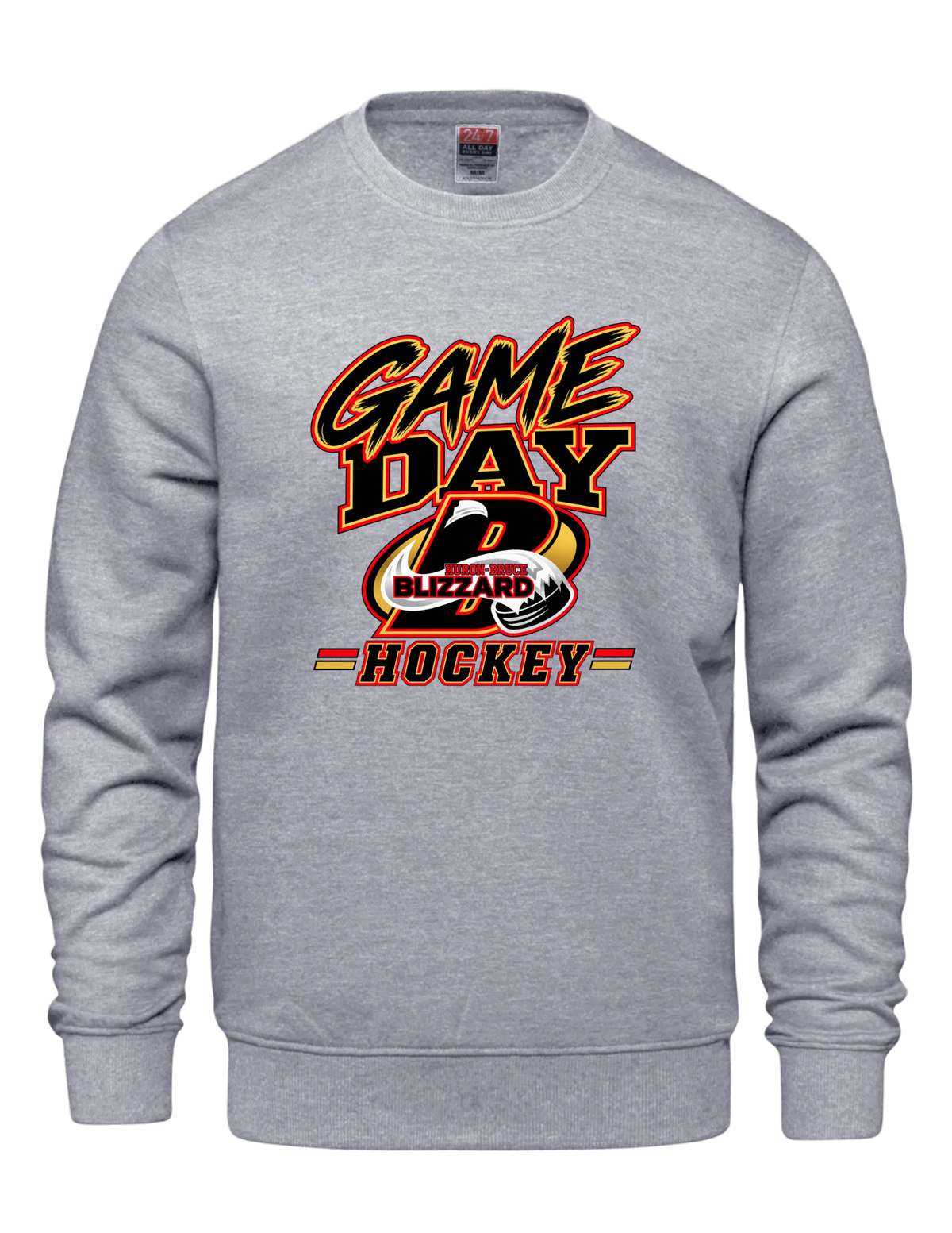 Game Day Crewneck- Huron Bruce Blizzards