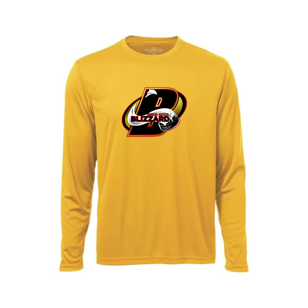 Cotton Long Sleeve - Huron Bruce Blizzards