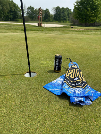 Fathers Day Golf Towel and Stay Social Combo (1 Towel + 2 Stay Social)