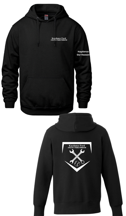 Left Chest Hooded Sweatshirt- Kaydance Ford Athletics & Trades Foundation