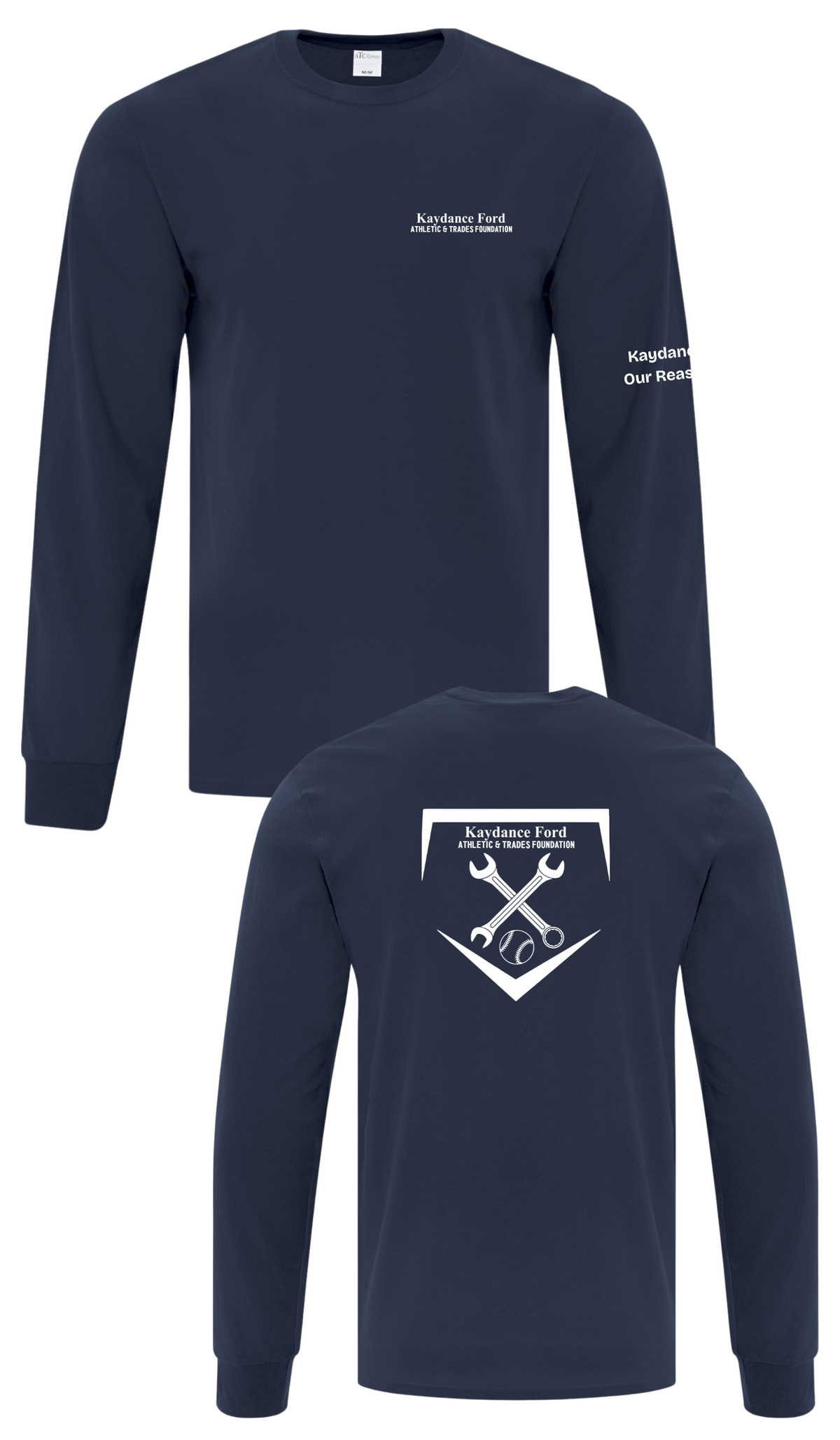 Left Chest Long Sleeve Kaydance Ford Athletics & Trades Foundation