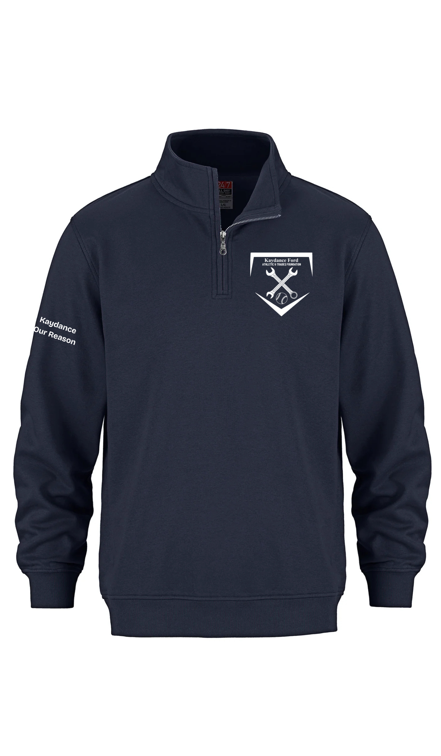1/4 Zip Sweater- Kaydance Ford Foundation