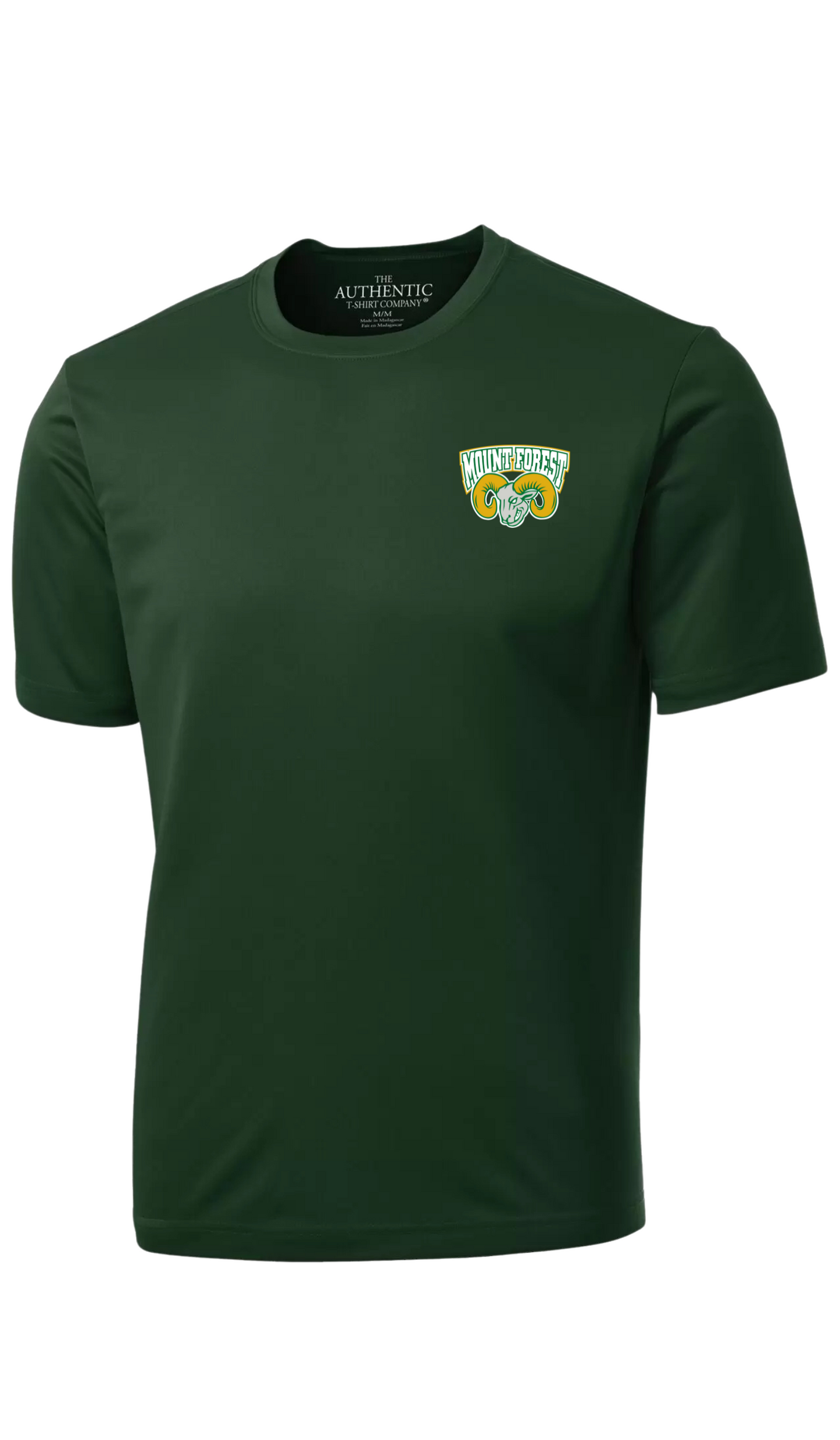 Polyester Left Chest T-Shirt - Mount Forest Rams