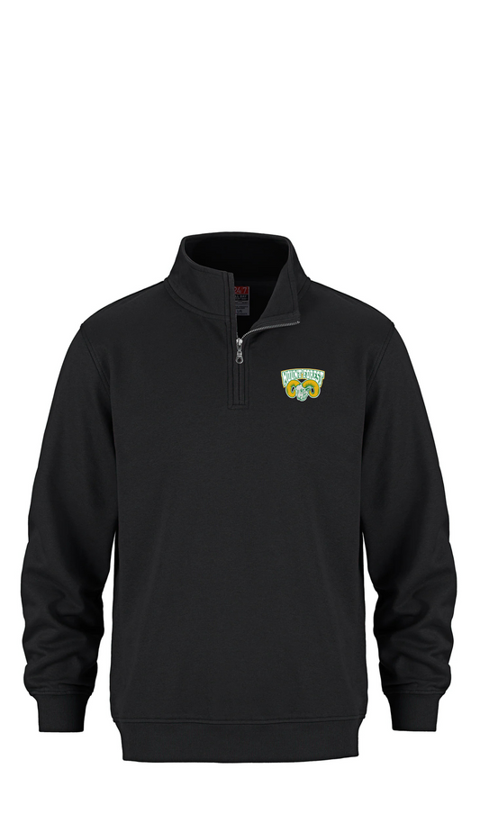 1/4 Zip Sweater - Mount Forest Rams