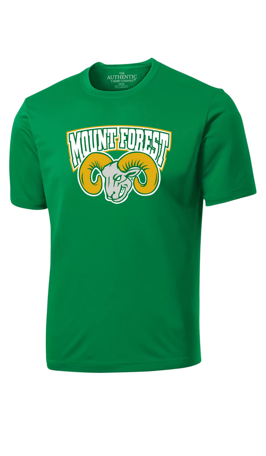 Polyester Full Chest T-Shirt - Mount Forest Rams