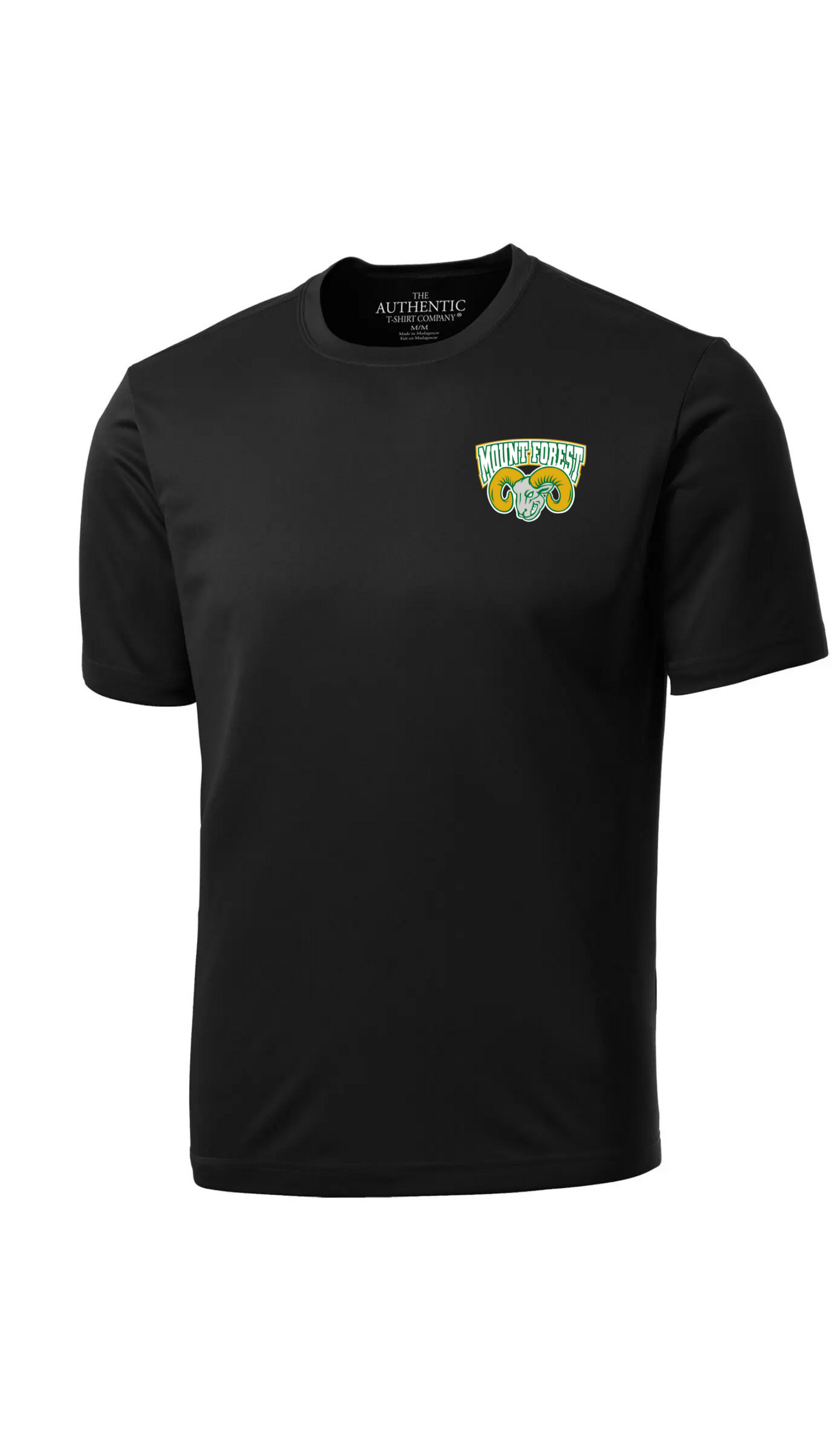 Polyester Left Chest T-Shirt - Mount Forest Rams